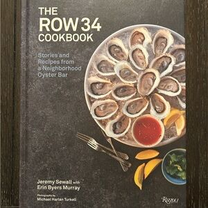 Rizzoli The Row 34 Cookbook - Black and Brown Cover